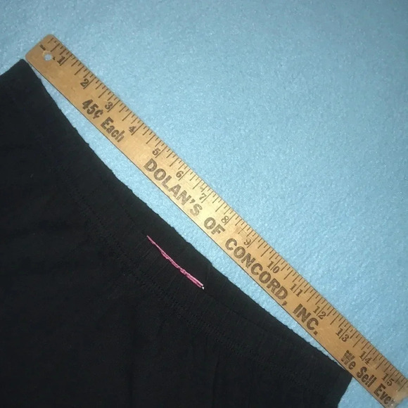 WOMAN WITHIN Leggings black elastic waistband cotton spandex size L 18/20 - Picture 7 of 7